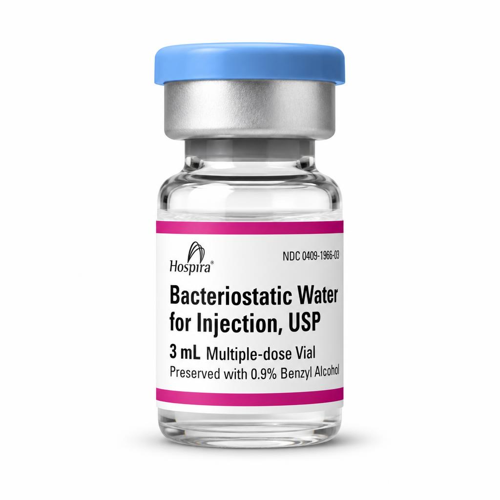 Vial de Agua Bacteriostática 3ml