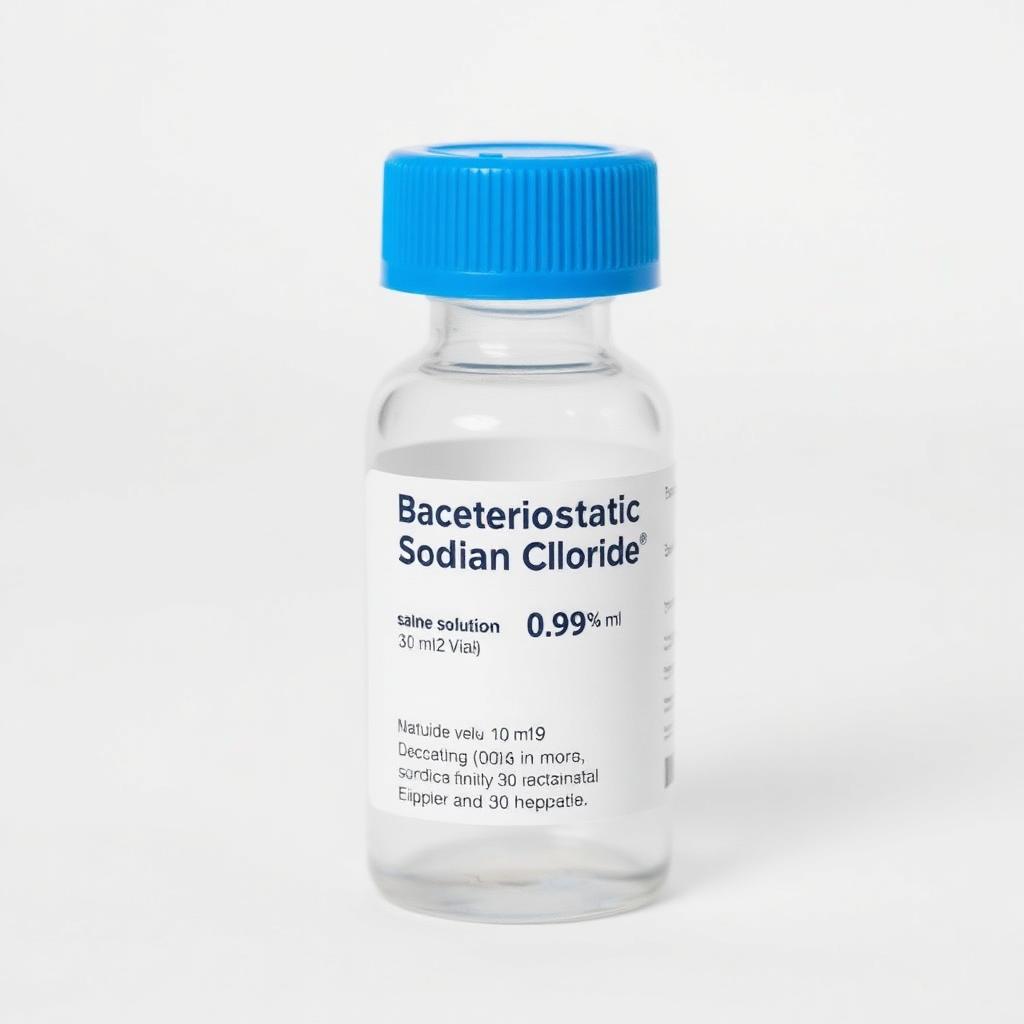 Solución Salina Bacteriostática 0.9% 30ml — BacWater